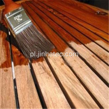 Olej tungowy przed i po malowaniu drewna